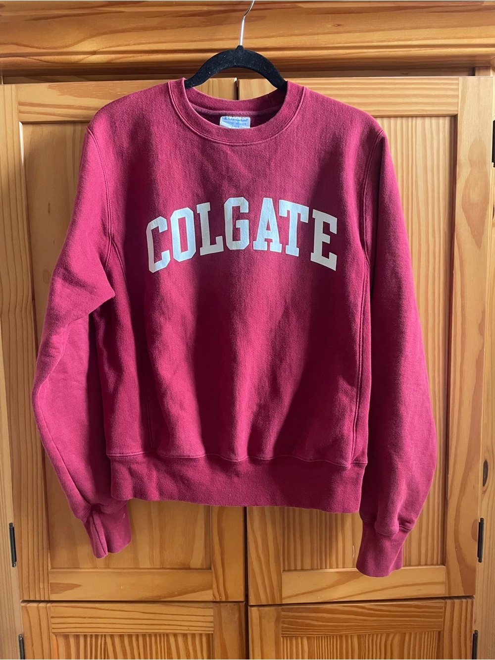 VTG CHAMPION Reverse Weave ~ Colgate University Crewneck Sweatshirt Small